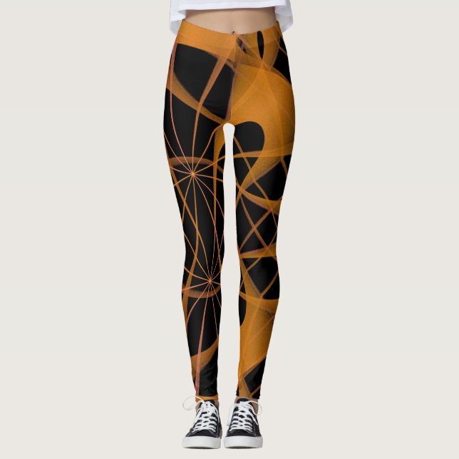 Spider Web Frauen Leggings (Vorderseite)