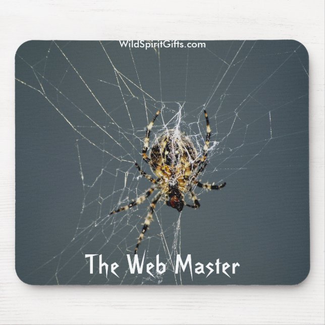 'Spider Web'-Geschenke Mousepad (Vorne)