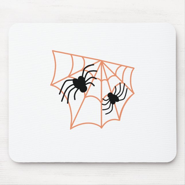 Spider Web Halloween Mousepad (Vorne)