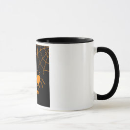 Spider Web Happy Halloween Tasse