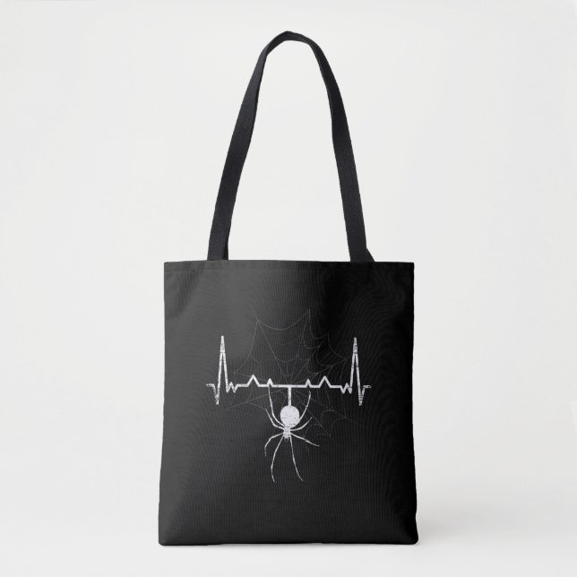 Spider Web Heartbeat Cobweb Spider Gift (Vorderseite)
