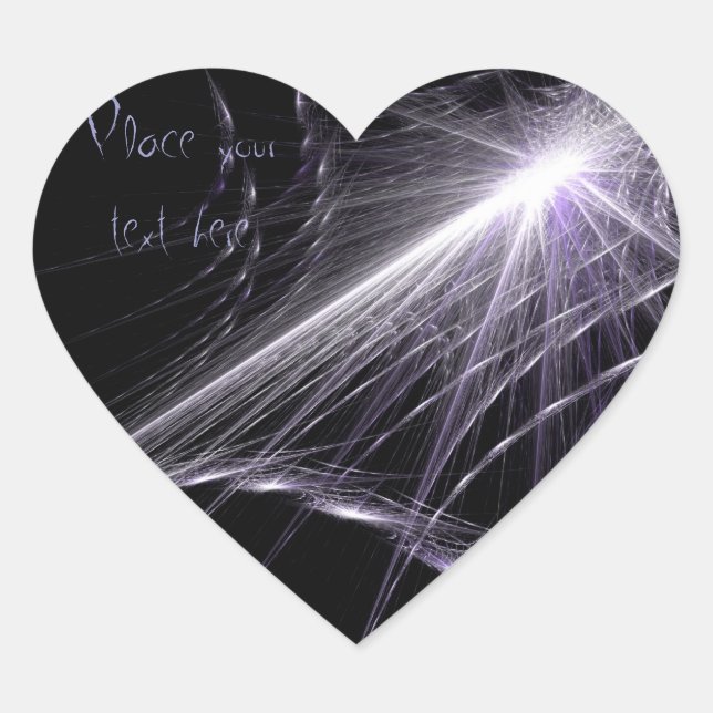 Spider Web Herz-Aufkleber (Vorderseite)