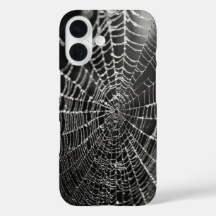 Spider Web Muster Halloween iPhone 16 Hülle