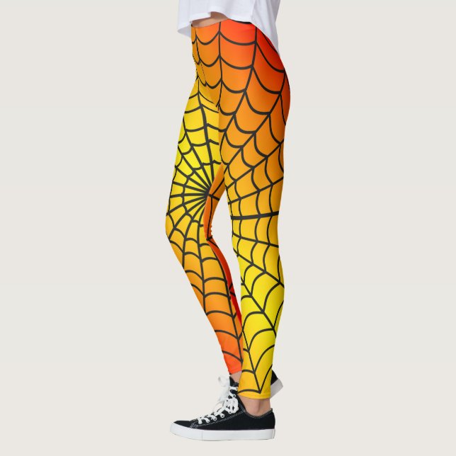 Spider Web Pattern ~ Feuermuster ~ Leggings (Links)