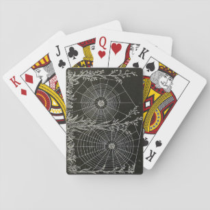 Spider Web Playing Karten. Poker Black Jack Animal Spielkarten