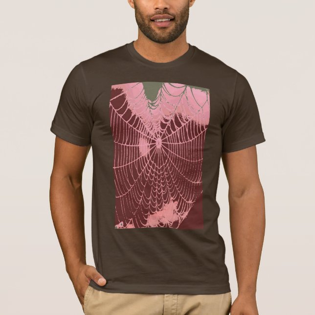 Spider Web Pop Art T-Shirt (Vorderseite)