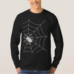 Spider Web Pregnancy Ankündigung Halloween T-Shirt