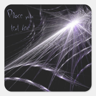 Spider Web Quadratischer Aufkleber