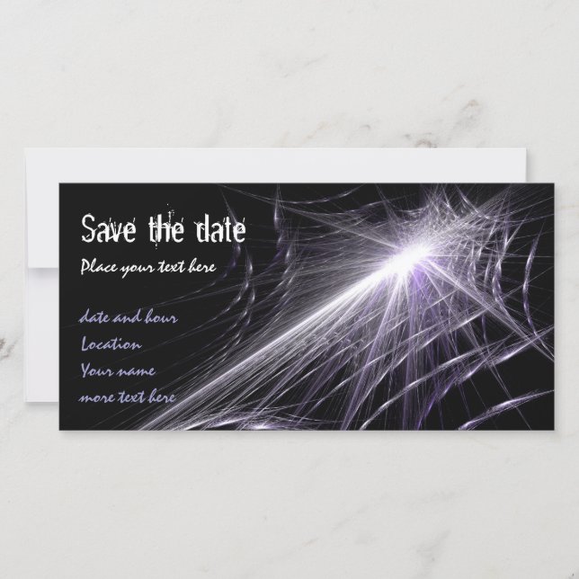 Spider Web Save The Date (Vorderseite)