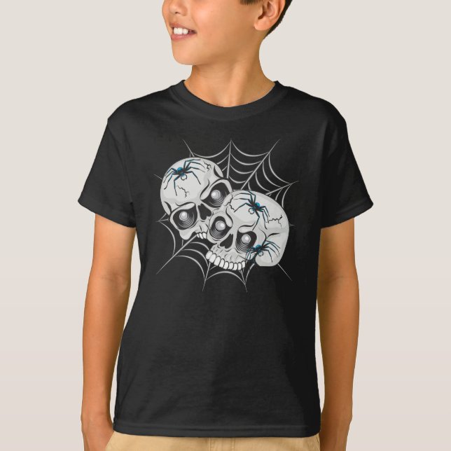 Spider-Web-Skulpturen T-Shirt (Vorderseite)