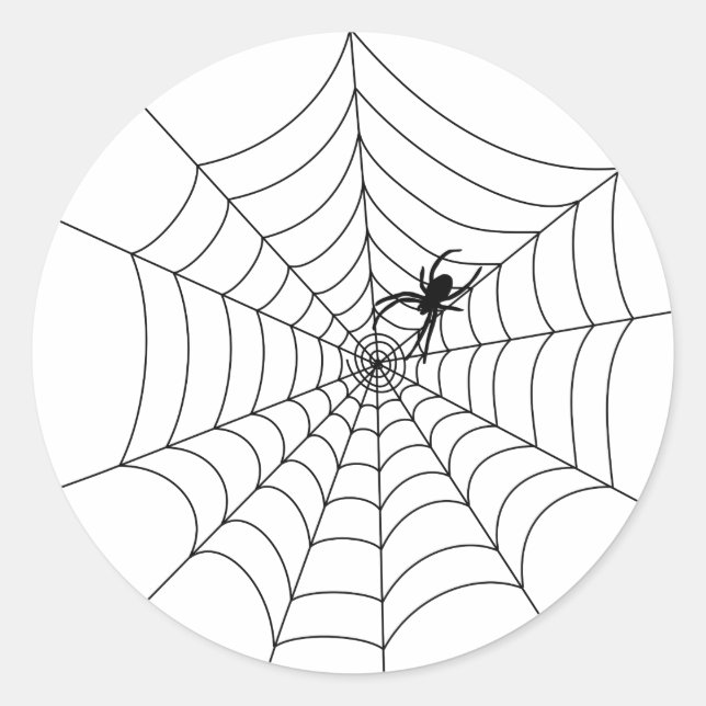 Spider Web Sticker (Vorderseite)