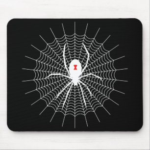 Spider Web-Stil mit schwarzer Witwe Mousepad