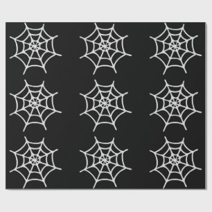 Spider Web Wrapping Paper Geschenkpapier
