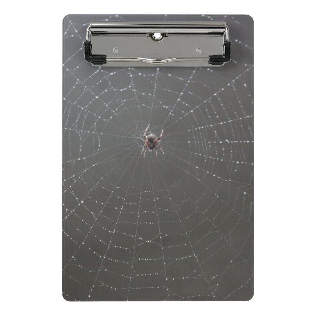 Spider Web-Zwischenablage Mini Klemmbrett (Vorderseite)