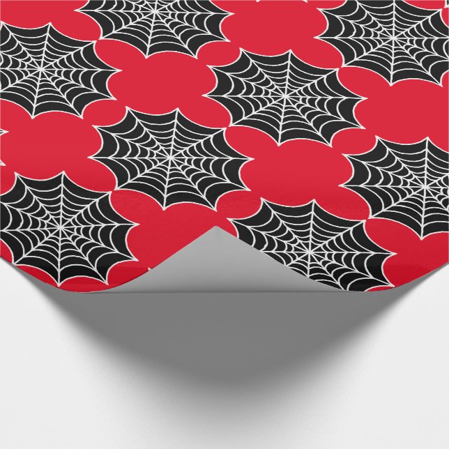 Spider Webs Geschenkpapier (Ecke)