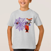 Spider Webs lustige Kids Halloween Dracula