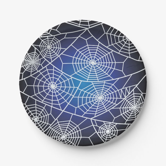 Spider Webs Plate Pappteller (Vorderseite)