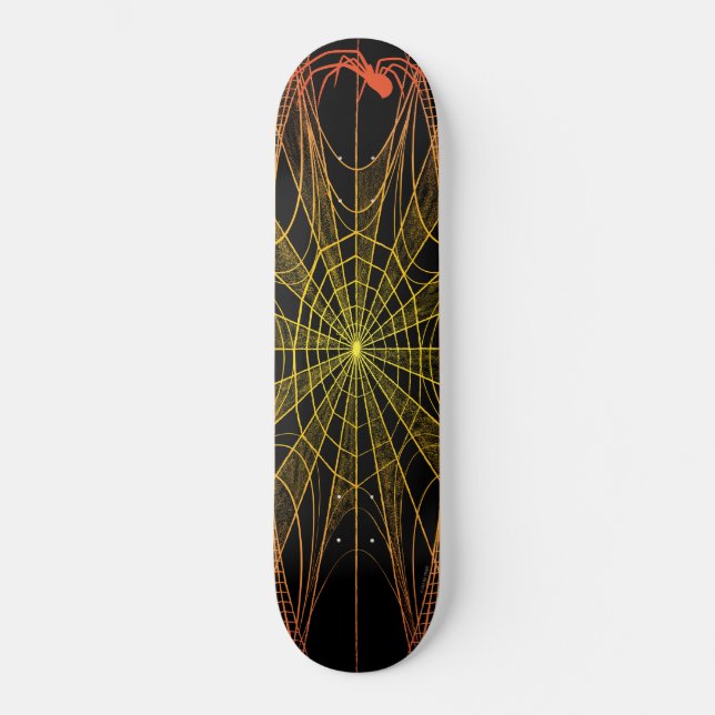Spider & Webs Skateboard (Vorderseite)