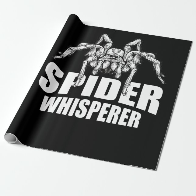Spider Whisperer Halloween Tarantula Spider Gift Geschenkpapier (Ungerollt)