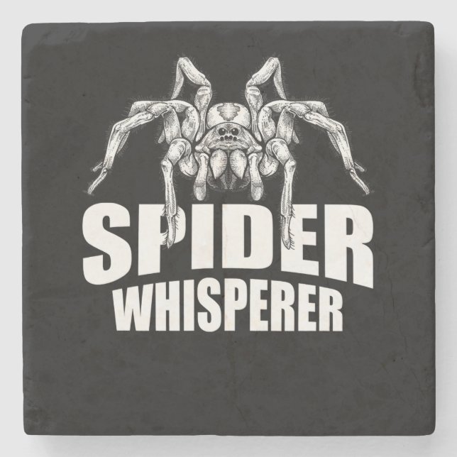 Spider Whisperer Halloween Tarantula Spider Gift Steinuntersetzer (Vorderseite)