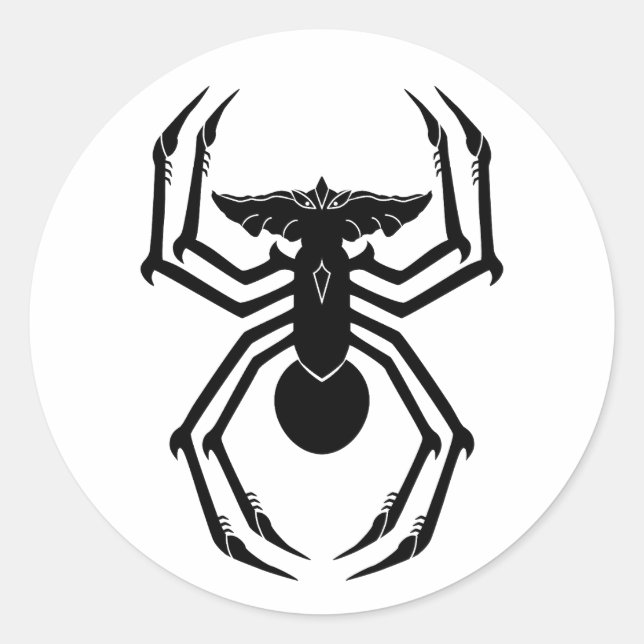 SpiderGremlin Runder Aufkleber (Vorderseite)