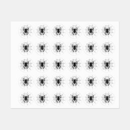 SpiderGremlins Web Custom-Cut Vinyl Stickers Etiketten