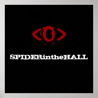 SPIDERintheHALL-Blickposter Poster