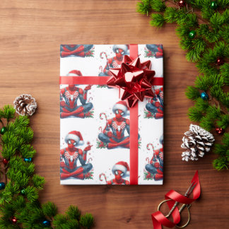Spiderman Weihnachtspapier Geschenkpapier