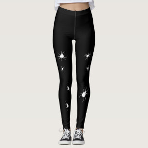 Spiders Black Leggings