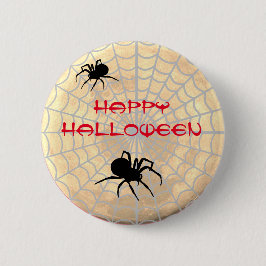 Spiders Halloween Button