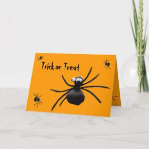 Spiders Halloween Karte