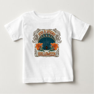 Spiders & Lilies Spooky Vintag Halloween Baby T-shirt