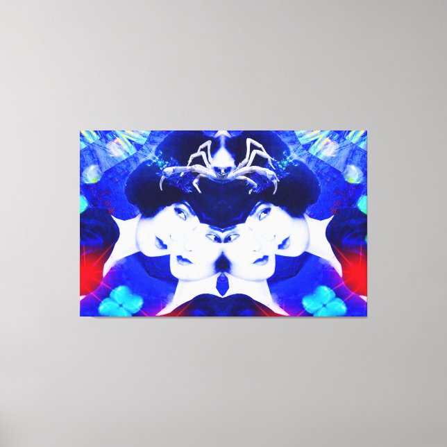 Spiders Web Leinwanddruck (Vorderseite)