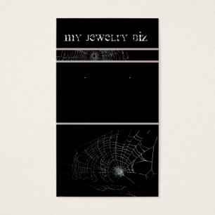 Spiderweb Earring Cards