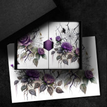 Spiderweb Elegance | Creepy Beautiful Rosen floral