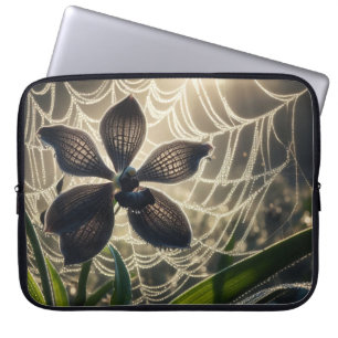 Spiderweb floral laptopschutzhülle