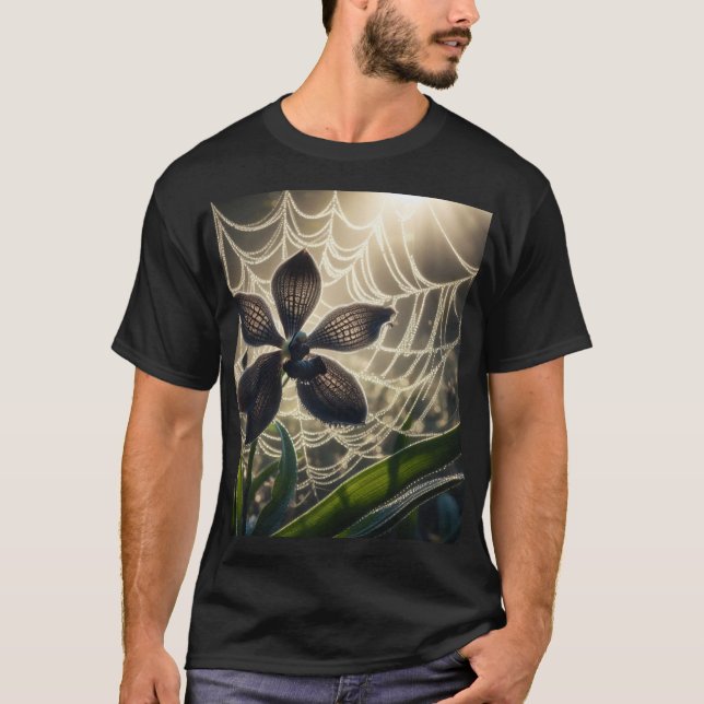 Spiderweb floral T-Shirt (Vorderseite)