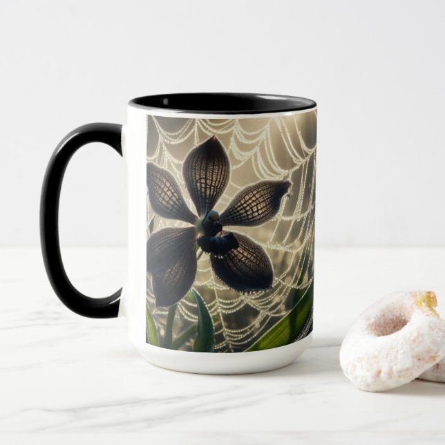 Spiderweb floral tasse (Mit Donut)
