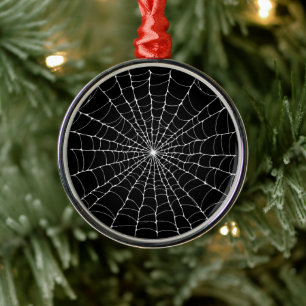 Spiderweb Goth Ornament Aus Metall