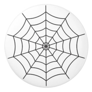 Spiderweb Gothic Halloween Keramikknauf