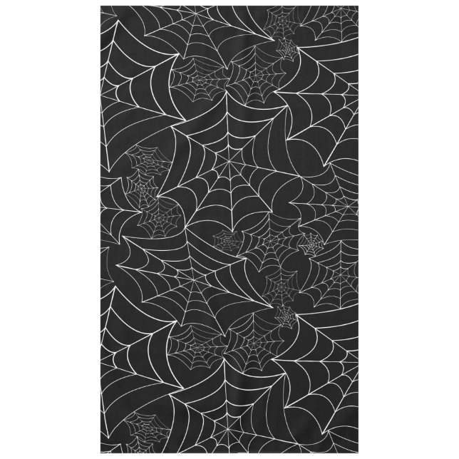 spiderweb halloween gothic spider web black tischdecke (Vorderseite)