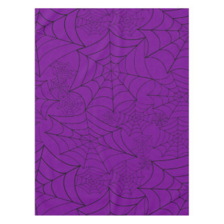 spiderweb halloween gothic spider web purple tischdecke