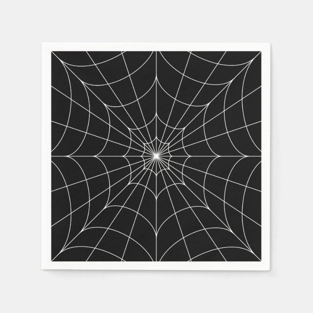 Spiderweb Paper Napkin Serviette (Vorderseite)