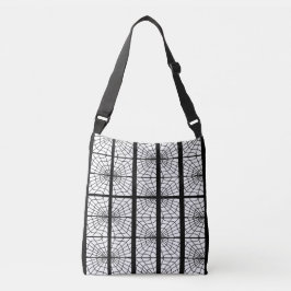 Spiderweb Print Toe Bag oder Crossbody Bag Tragetaschen Mit Langen Trägern