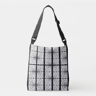 Spiderweb Print Toe Bag oder Crossbody Bag Tragetaschen Mit Langen Trägern