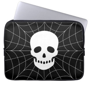 Spiderweb Skull Electronics Bag Laptopschutzhülle