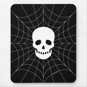 Spiderweb Skull Mousepad