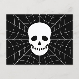Spiderweb Skull Postkarte