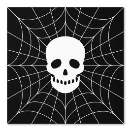 Spiderweb Skull Tapete