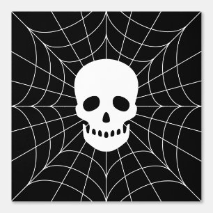 Spiderweb Skull Tapete